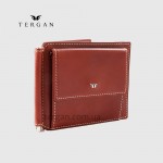 Зажим для денег TERGAN 1147  из натуральной кожи  06TABA VEGETAL; Светло-коричневый