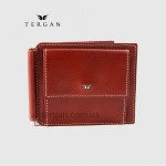 Зажим для денег TERGAN 1147  из натуральной кожи  06TABA VEGETAL; Светло-коричневый