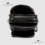 Сумка мужская TERGAN 21482 Кожаная Вертикальная С верхней ручкой и ремнем на плечо  SIYAH LATIGO Черный Черный