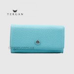 Кошелек женский TERGAN 5584  из натуральной кожи  TURKUAZ FLOATER/TURKUAZ RUSTIC Бирюзовый