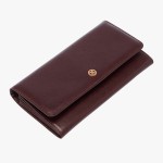 Кошелек женский TERGAN 5584  из натуральной кожи  BORDO RUSTIC Бордовый/Пурпурный