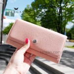 Кошелек женский TERGAN 5584  из натуральной кожи  PUDRA FLOATER/PUDRA RUSTIC Коралловый