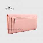 Кошелек женский TERGAN 5584  из натуральной кожи  PUDRA FLOATER/PUDRA RUSTIC Коралловый