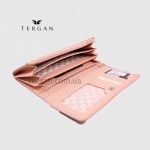 Кошелек женский TERGAN 5584  из натуральной кожи  PUDRA FLOATER/PUDRA RUSTIC Коралловый