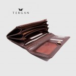 Кошелек женский TERGAN 5584  из натуральной кожи  KAHVE RUSTIC Коричневый