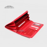 Кошелек женский TERGAN 5584  из натуральной кожи  KIRMIZI RUSTIC Красный