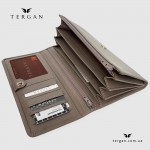 Женский кошелек из натуральной кожи TERGAN 5584   KUM RUSTIC Кофе с молоком