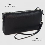Мини-клатч мужской TERGAN 1605 черный FLOATER с петлей на руку