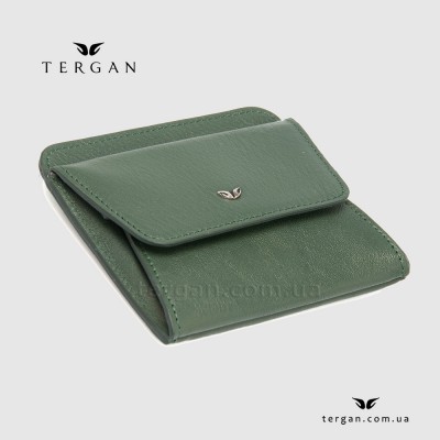 Монетница кожаная TERGAN 1581 С тремя отделениями для карт YESIL ARSEL