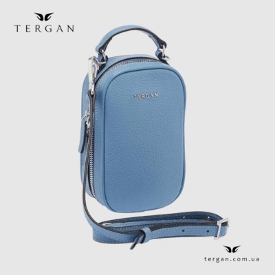 Сумка Женская Кожаная TERGAN 80287 MAVI FLOATER