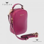 Сумка Женская Кожаная TERGAN 80287  FUJYA FLOATER Сиреневый