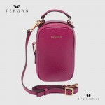 Сумка Женская Кожаная TERGAN 80287  FUJYA FLOATER Сиреневый