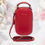Сумка Женская Кожаная TERGAN 80287  KIRMIZI FLOATER Красный Красный/Розовый