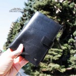 Портмоне мужские c кожаным вкладышем для паспорта TERGAN 1484  SIYAH RUSTIC Черный Черный