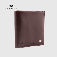 Портмоне мужское TERGAN 1500 Небольшое На кнопке На 10 карточекKAHVE RUSTIC Коричневый