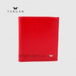 Портмоне мужское TERGAN 1500 Небольшое На кнопке На 10 карточек KIRMIZI RUSTIC Красный Красный