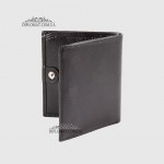 Портмоне мужское TERGAN 1500 Небольшое На кнопке На 10 карточек SIYAH RUSTIC Черный