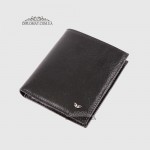 Портмоне мужское TERGAN 1500 Небольшое На кнопке На 10 карточек SIYAH RUSTIC Черный