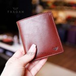 Портмоне мужское TERGAN 1500 Небольшое На кнопке На 10 карточек 22TABA RUSTIC Светло-коричневый