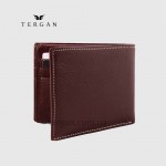 Портмоне Мужское TERGAN 1254 из натуральной кожи для денег и карточек 22TABA VEGETAL; Коричневый