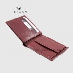 Портмоне Мужское TERGAN 1254 из натуральной кожи для денег и карточек 22TABA VEGETAL; Коричневый