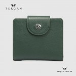 Портмоне женское TERGAN 5674 Кожаное на кнопке  KOYU YESIL - ARSEL Зеленый