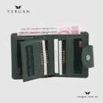 Портмоне женское TERGAN 5674 Кожаное на кнопке  KOYU YESIL - ARSEL Зеленый