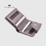 Портмоне женское TERGAN 5674 Кожаное на кнопке  GRI ARSEL Чр