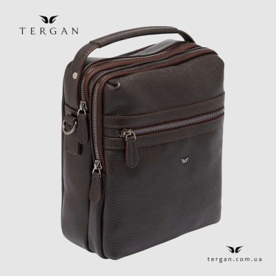 Сумка мужская через плечо TERGAN 21522 с ручкой KAHVE LATIGO