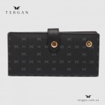 Кошелек женский TERGAN 55819  E.SİYAH / SİYAH CANVAS  Черный