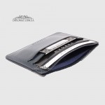 Кожаный Картхолдер Кредитница TERGAN 1050  LACIVERT RUSTIC Синий