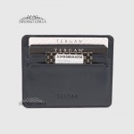 Кожаный Картхолдер Кредитница TERGAN 1050  LACIVERT RUSTIC Синий