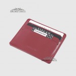 Визитница Картхолдер Кожаная TERGAN 1050  BORDO RUSTIC Бордовый