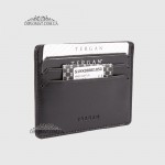 Картхолдер TERGAN 1050 Кожаный (Кредитница) SIYAH ANALIN Черный