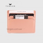 Картхолдер TERGAN 1050 Кожаный (Кредитница) PUDRA RUSTIC Пудра