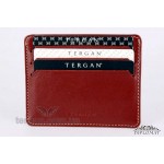 Картхолдер TERGAN 1050 Кожаный (Кредитница) 06TABA RUSTIC Коричневый