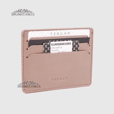 Картхолдер Кредитница TERGAN 1050 Кожаный 7 отделений для карт и ID документов KUM RUSTIC