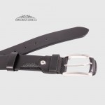 Ремень для джинс TERGAN 3058 Кожаный SIYAH RUSTIC Черный