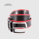 Ремень TERGAN 3264  KIRMIZI FLOATER/SIYAH RUSTIC Черный