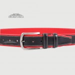 Ремень TERGAN 3264  KIRMIZI FLOATER/SIYAH RUSTIC Черный
