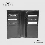 Портмоне мужское TERGAN 1293 Вертикальное для документов и карточек SIYAH RUSTIC Черный