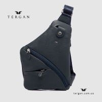 Сумка слинг мужская TERGAN 21457 Sling Bag Кожаная Через одно плечоLACIVERT FLOATER Т.Синий