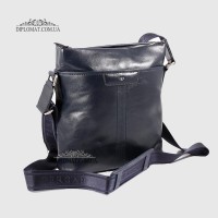 Сумка мужская кожаная Через плечо TERGAN 21320 LACIVERT RUSTIC Синий