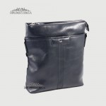 Сумка мужская TERGAN 21320 Кожаная с ремнем через плечо LACIVERT RUSTIC/LACIVERT RUSTIC Синий