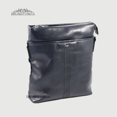 Сумка мужская кожаная Через плечо TERGAN 21320 LACIVERT RUSTIC/LACIVERT RUSTIC