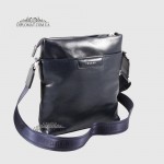 Сумка мужская TERGAN 21320 Кожаная с ремнем через плечо LACIVERT RUSTIC/LACIVERT RUSTIC Синий