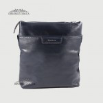 Сумка мужская TERGAN 21320 Кожаная с ремнем через плечо LACIVERT RUSTIC/LACIVERT RUSTIC Синий