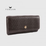 Кошелек женский TERGAN 5787 Кожаный KAHVE FLOATER Коричневый