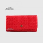 Кошелек женский TERGAN 5787 Кожаный KIRMIZI FLOATER Красный/Розовый