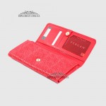 Кошелек женский TERGAN 5787 Кожаный KIRMIZI NAPPA Красный/Розовый